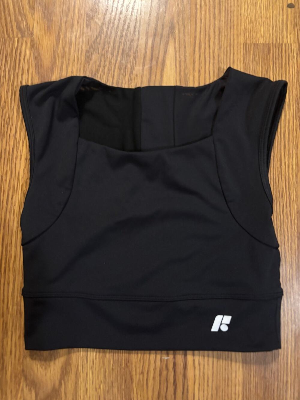 NWOT Forme Black Activewear Exercise Posture Correcting Power Sports Bra
